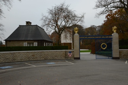 Luxembourg American Cemetery Gate2